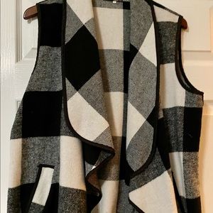 Boutique Checkered Vest